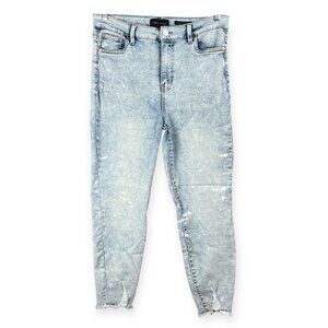 Kendall + Kylie Kontour High Rise Jeans Women’s 13/31 Distressed Custom Paint